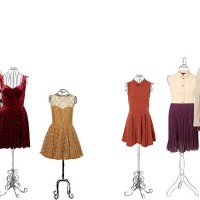 clothes on vintage stands - fashion stock pictures, royalty-free photos & images
