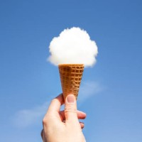 cloud ice cream. - food stock pictures, royalty-free photos & images