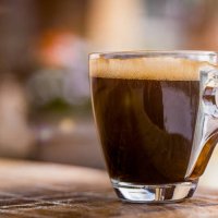 coffee glass cup on wooden table - coffee stock pictures, royalty-free photos & images