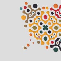 color abstract papercutting style floral leaf pattern decorative background - fashion stock illustrations