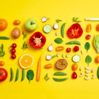 colourful food conceptual still life - food stock pictures, royalty-free photos & images
