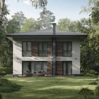 computer generated image of a house with large garden and lawn - garden decoration stock pictures, royalty-free photos & images