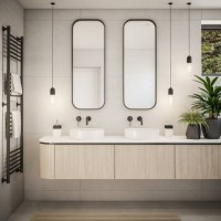 computer generated image of bathroom. architectural visualization. 3d rendering. - fashion stock pictures, royalty-free photos & images