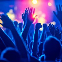 concert crowd - concert stock pictures, royalty-free photos & images