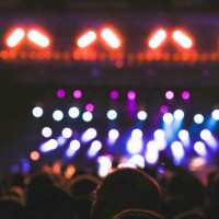 concert lights background, music festival concert background - concert stock pictures, royalty-free photos & images