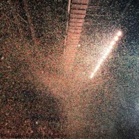 confetti after the concert - concert stock pictures, royalty-free photos & images