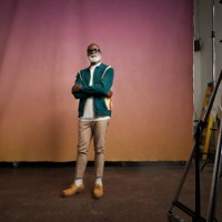 confident senior man with arms crossed in photo studio - fashion stock pictures, royalty-free photos & images