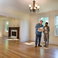 contractor discussing renovations - home decoration stock pictures, royalty-free photos & images