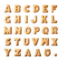 cookie aphabet - food stock pictures, royalty-free photos & images