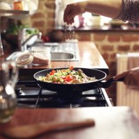 cooking vegetables, step seven, seasoning - food stock pictures, royalty-free photos & images