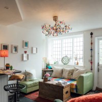 cosy living room - home decoration stock pictures, royalty-free photos & images