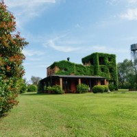 country house in argentina - garden decoration stock pictures, royalty-free photos & images