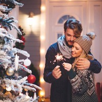 couple having fun outdoors. - garden decoration stock pictures, royalty-free photos & images