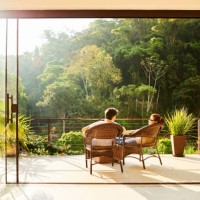 couple in a vacation - home decoration stock pictures, royalty-free photos & images