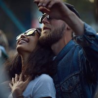 couple together at romantic concert - concert stock pictures, royalty-free photos & images