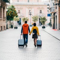 couple traveling around the world - travel stock pictures, royalty-free photos & images