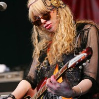 Courtney Love performs in concert at the Spin Party at Stubbs on March 19, 2010 in Austin, Texas.