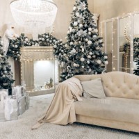 cozy living room winter interior - home decoration stock pictures, royalty-free photos & images