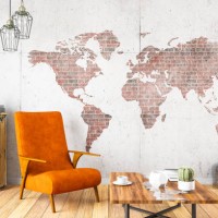 cozy room with world map - home decoration stock pictures, royalty-free photos & images