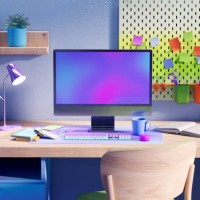 creating a comfortable workspace - home decoration stock pictures, royalty-free photos & images