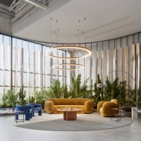 creative office foyer in 3d - home decoration stock pictures, royalty-free photos & images