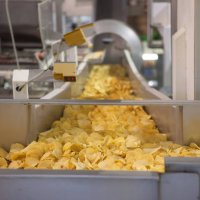 crisp factory - food stock pictures, royalty-free photos & images