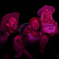 Crowd during Palomino Festival held at Brookside at the Rose Bowl on July 9, 2022 in Pasadena, California.