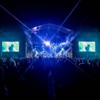 Crowd watches Tina Arena perform at Mornington Racecourse on December 07, 2024 in Melbourne, Australia.