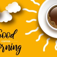 cup of coffee surrounded by sun rays - coffee stock illustrations