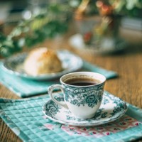 cup of coffee. vintage country retro styled photo. romantic cozy still life scene. breakfast or relaxing time - home decoration stock pictures, royalty-free photos & images