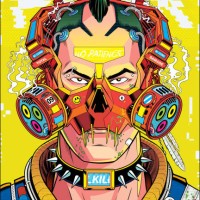 cyberpunk poster illustration - fashion stock-grafiken, -clipart, -cartoons und -symbole