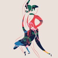 dancing, couple, dance couple, fashion in the style of the 20s - vector illustration - fashion stock illustrations