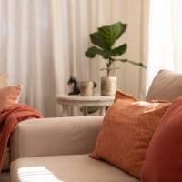 decorated living-room's corner - home decoration stock pictures, royalty-free photos & images