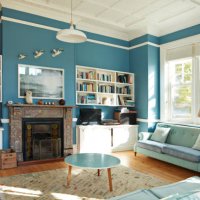 decorated living room at home - home decoration stockfoto's en -beelden