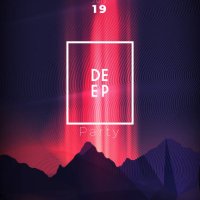 deep party poster design with dark neon mountains - concert stock illustrations