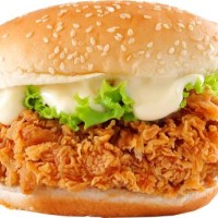 delicious crispy chicken burger with mayo,pakistan - junk food stock pictures, royalty-free photos & images