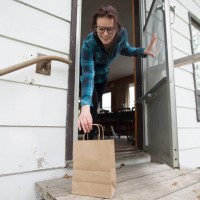 delivery to your door - junk food stock pictures, royalty-free photos & images