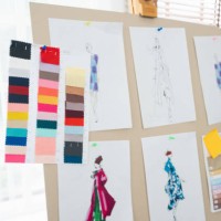 design professional drawing sketches on paper - fashion stock pictures, royalty-free photos & images