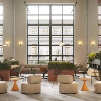 digitally generated image of luxurious office interior - home decoration stock pictures, royalty-free photos & images