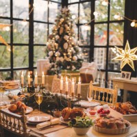 dinning table decoration - food stock pictures, royalty-free photos & images