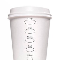 disposable cup with portion size options - junk food stock pictures, royalty-free photos & images