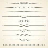 dividers - fashion stock illustrations