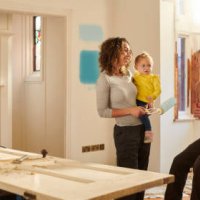 diy family - home decoration stock pictures, royalty-free photos & images