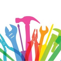 diy hand tools - home decoration stock illustrations