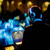 dj party - concert stock pictures, royalty-free photos & images