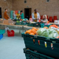donations at a food bank charity - food stock pictures, royalty-free photos & images