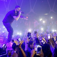 Drake performs at his official concert after party with Virginia Black at Hakkasan Las Vegas Restaurant and Nightclub on September 11, 2016 in Las...