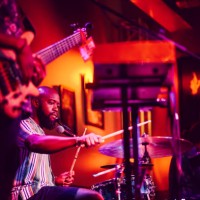 drummer musician performing on stage - concert stock pictures, royalty-free photos & images