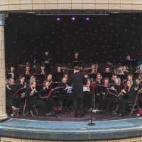 eastbourne bandstand by the sea in east sussex, uk - concert stock pictures, royalty-free photos & images