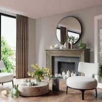 easter decorations in living room - home decoration stock pictures, royalty-free photos & images
